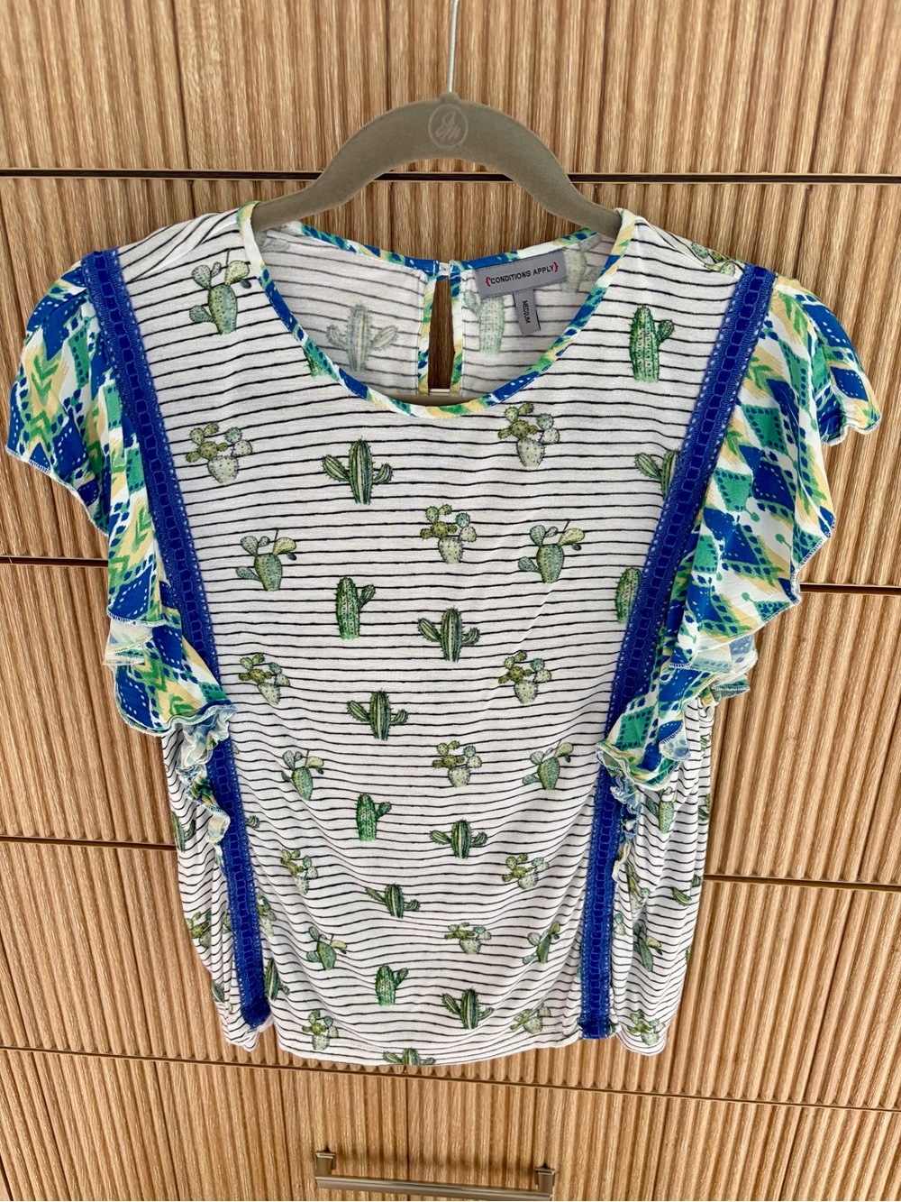 Anthropologie Conditions Apply Cactus Top